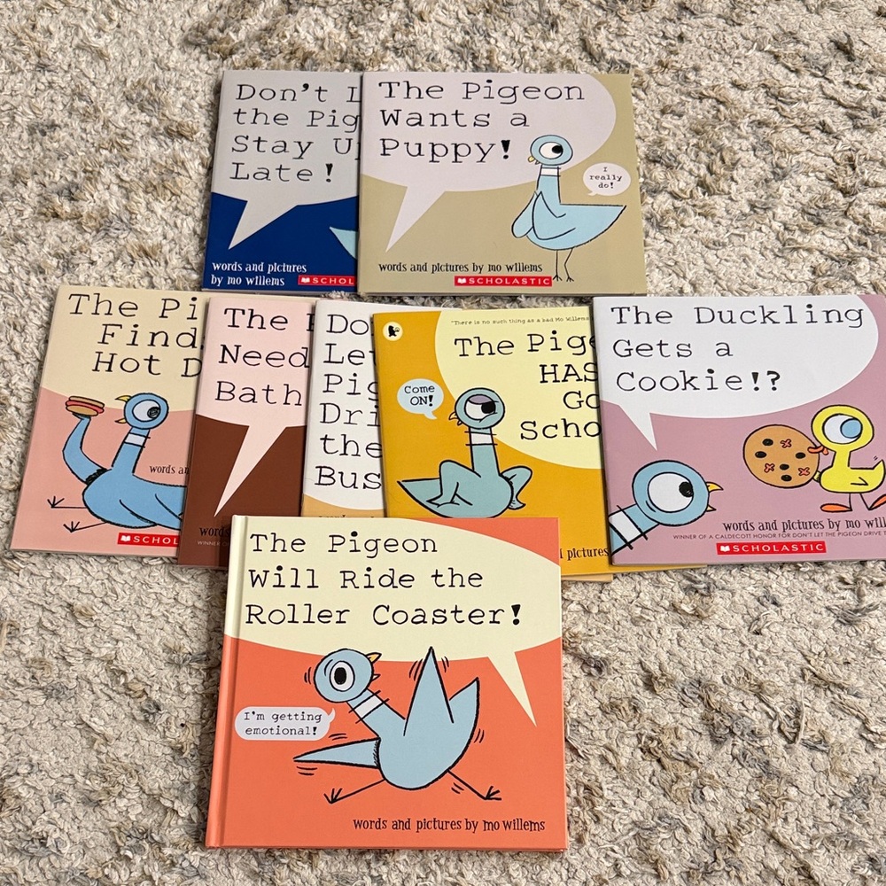 Mo Willem Pigeon Books - Set of 8